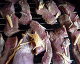 豚の心臓の醤油ダレでグリル焼き作り方4写真