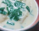 ★北海道知内で食べたニラ豆乳水餃子★作り方5写真