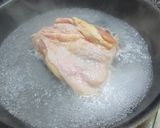 オッサンのモモ肉ｄｅ蒸し鶏作り方1写真