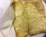 薄あげの油抜き　グランシェフ使用作り方2写真