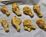 夕食弁当♪鶏手羽元（開き）のカレー空揚げ作り方2写真