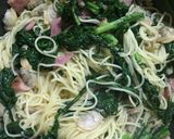 春菊とあさりのあっさりスパゲティ⭐︎作り方3写真