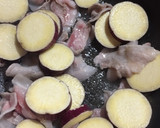 さつまいもと豚バラの煮物⭐︎作り方2写真