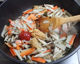 キノコ4種、野菜4種、昆布の味噌油炒め！作り方11写真