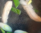 春菊と鶏ささみの胡麻和え作り方2写真