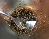 春菊と鶏ささみの胡麻和え作り方4写真