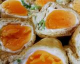 簡単!たまごの巾着煮♪作り方6写真