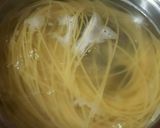 春菊とカリフラワーのペペロンチーノ作り方2写真