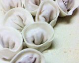 プリプリ♪エビのラビオリ風スープ作り方6写真