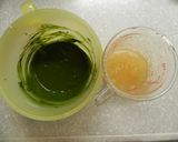豆腐でヘルシー★簡単抹茶レアチーズケーキ作り方1写真