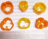お弁当に☆ピーマンのポテト詰めパン粉焼き作り方1写真