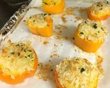 お弁当に☆ピーマンのポテト詰めパン粉焼き作り方8写真