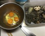 すき焼きのリメイクで・卵焼き作り方1写真