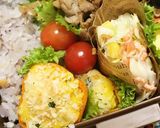 お弁当に☆ピーマンのポテト詰めパン粉焼き作り方10写真
