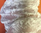 簡単な油不使用朝ご飯のおかずハムピカタ作り方3写真