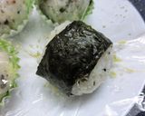 ほんのりわさび　おにぎりの包み方♥作り方10写真