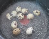 半熟うずら卵作り方1写真