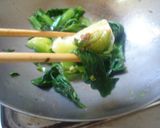 最強のチタン鍋で青菜炒め作り方12写真