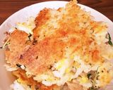 水菜と豚肉のホットプレートチャーハン作り方8写真