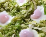 キャベツの巣ごもり卵作り方4写真