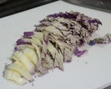 乳酸発酵させて作る紫白菜のザワークラウト作り方1写真