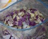 乳酸発酵させて作る紫白菜のザワークラウト作り方2写真