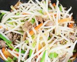 野菜たっぷり！もやしのにんにく醤油炒め。作り方5写真