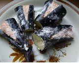 なすのジューシーひき肉はさみ焼き作り方5写真