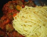 オレガノ香る♪ミートボールトマトパスタ♡作り方9写真