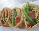 稲荷とんこつそば作り方6写真