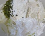 玉ねぎとめかぶのかき揚げ作り方1写真