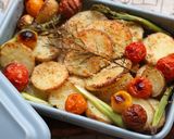 グリラーで　新じゃがのハーブ焼き作り方4写真
