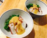 今が旬♬菜の花と蛸の酢味噌掛け作り方3写真