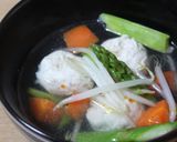 しゃきしゃきえのきの鶏団子スープ作り方4写真