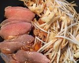 もやしとエリンギのすき焼きサラダ菜炒め☆作り方5写真