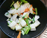 厚揚げと野菜の生姜味噌炒め♪作り方5写真