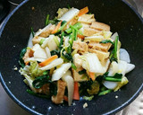 厚揚げと野菜の生姜味噌炒め♪作り方7写真