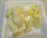 長芋と鶏胸のバター醤油炒め☆作り方1写真