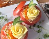 色々バリエ♡簡単スライスチーズバラの花作り方9写真