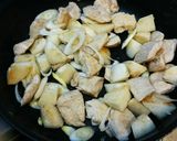 長芋と鶏胸のバター醤油炒め☆作り方4写真