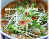 じゃこと沢庵の生姜あんかけ醤油ラーメン作り方5写真