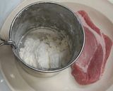 天ぷら粉で作るとんかつ。穴を開ける。作り方5写真