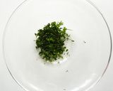 セルフィーユと豆乳のオムレツ作り方1写真
