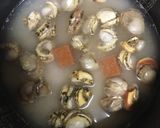 鍋キューブでねりごま帆立辛旨炊き込みご飯作り方1写真