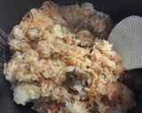 鍋キューブでねりごま帆立辛旨炊き込みご飯作り方2写真