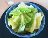 キャベツと豚肉のクルクル照り焼き作り方4写真