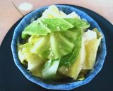 キャベツと豚肉のクルクル照り焼き作り方4写真
