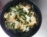 ズボラ飯!! 揚げ玉⭐温玉ご飯作り方3写真