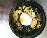 ズボラ飯!! 揚げ玉⭐温玉ご飯作り方4写真