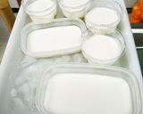 ひな祭り♪果物と牛乳の菱餅風寒天ゼリー作り方9写真